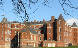 Worcester Royal Infirmary with Jenny Lind Chapel