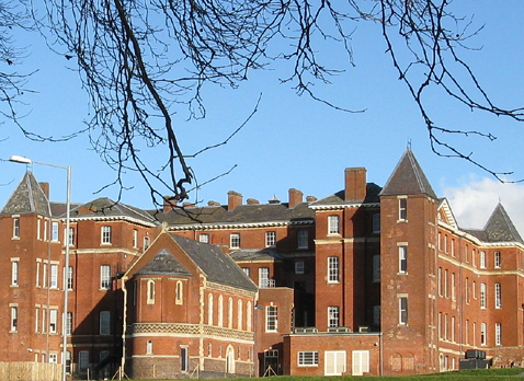 Worcester Royal Infirmary with Jenny Lind Chapel