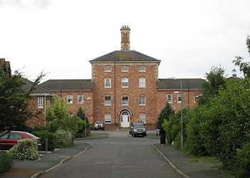 The former Powick Hospital, now part of a housing estate. By P Whatley.