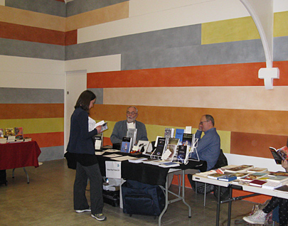 The Black Pear Press at the Birmingham Independent Book Fair, at the Ikon Gallery