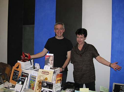 Pigeon Park Press at the Birmingham Independent Book Fair, at the Ikon Gallery